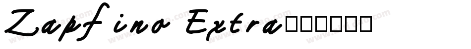 Zapfino Extra字体转换